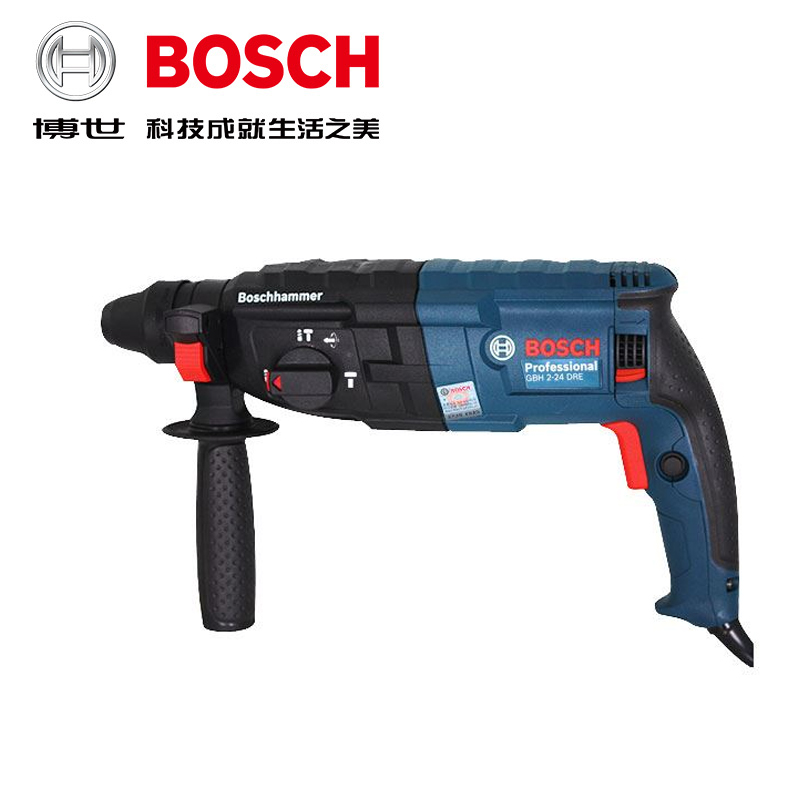 德國bosch電動工具輕型沖擊鉆多功能大功率工業級電錘GBH2-24DRE.jpg