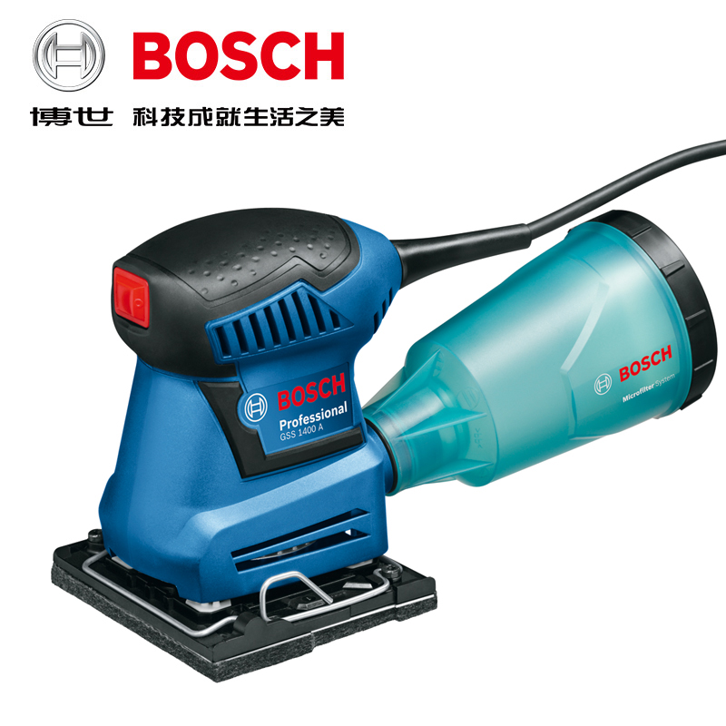 博世BOSCH砂紙機砂光機GSS1400A砂紙機砂光機油漆平板打磨機木工.jpg